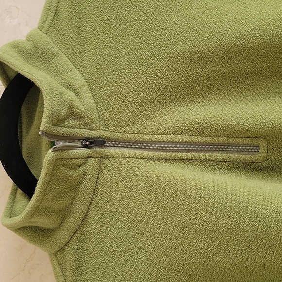 MEN'S PRO CAM-FIS GREEN FLEECE SWEATER SWEATSHIRT SIZE MEDIUM - Picture 3 of 4